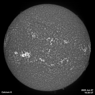 June 7, 2025: CaK and H-alpha