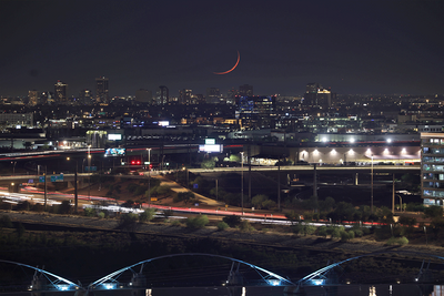 Moonset Over Phoenix - 2025 June 26