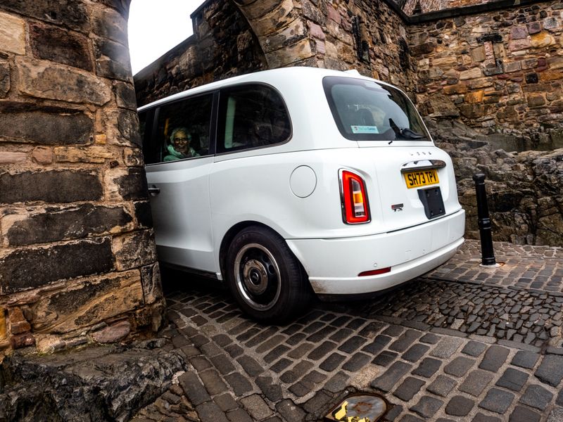 By Taxi to the Top of the Castle, Edinburgh