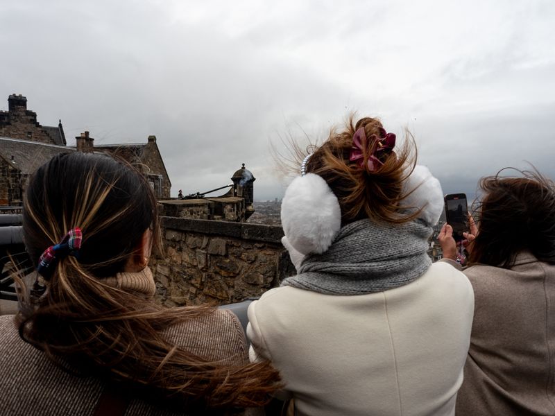 Bang on Time! The One o'Clock Gun fires at Edinburgh Castle
