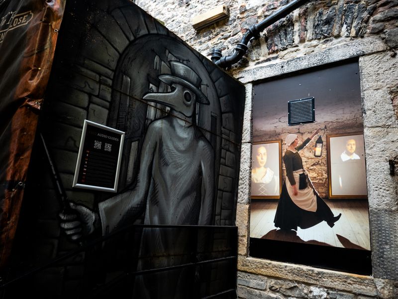 Plague Doctor Symbology, The Real Mary's Close attraction, Edinburgh