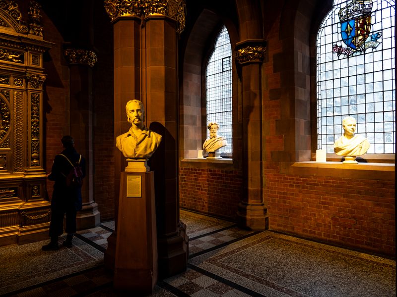 Head and Bust of Robert Louis Stevenson, in the Scottish National Portrait Gallery, Edinburgh
