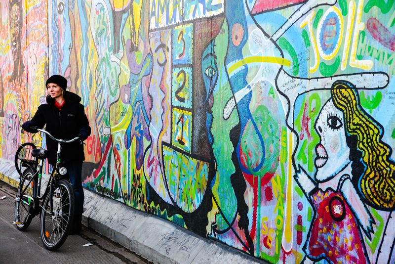 At the Site of Die Berliner Mauer/The Berlin Wall