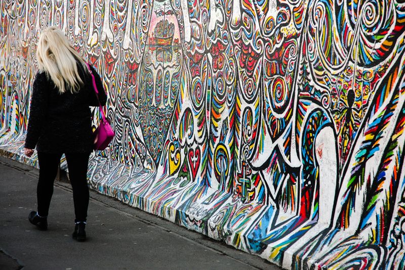 At the Site of Die Berliner Mauer/The Berlin Wall