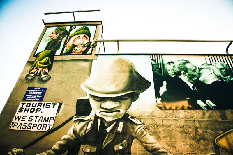 Passkontrolle on the Berliner Mauer, Berlin