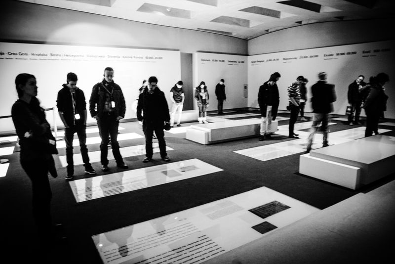 At the Holocaust Memorial, Berlin