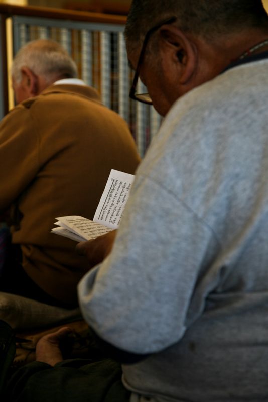 Prayer, Dalai Lama Temple, Dharamshala, India