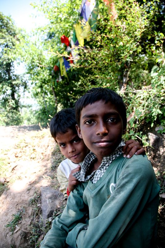 Portrait by the Side of the Path, Dharamshala, India