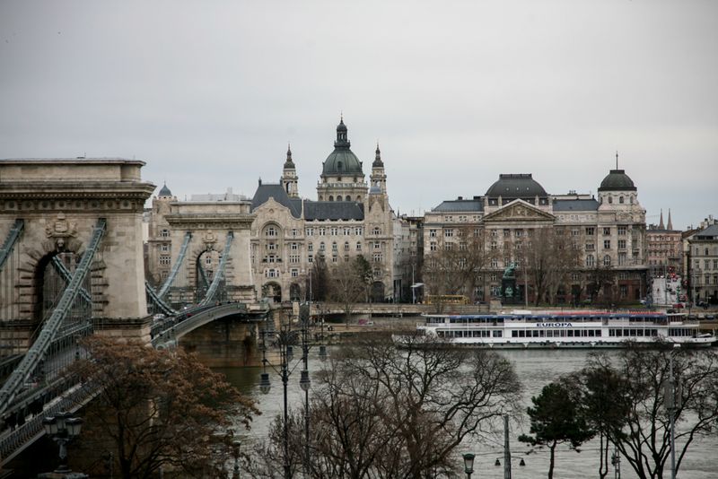 View from Buda to Pest, Budapest, Hungary
