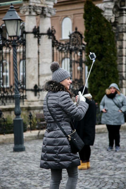 Selfies in Budapest, Hungary