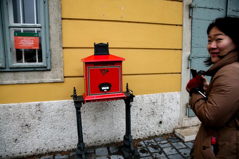Photos of the Postbox, Budapest, Hungary