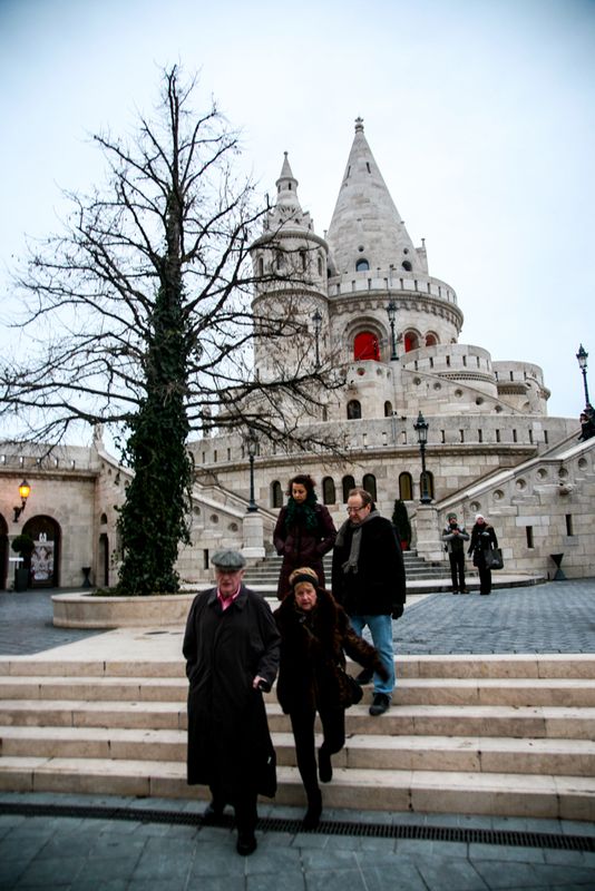On the Steps of Fisherman's Bastion, Budapest