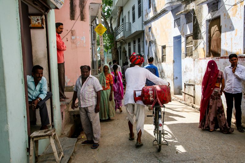 Street Scene, Nimaj, India