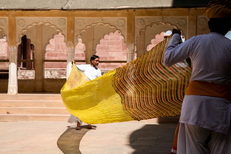 The Fabric of the Place, at the 'Fort of the Sun', Mehrangahr Fort, Jodphur, India