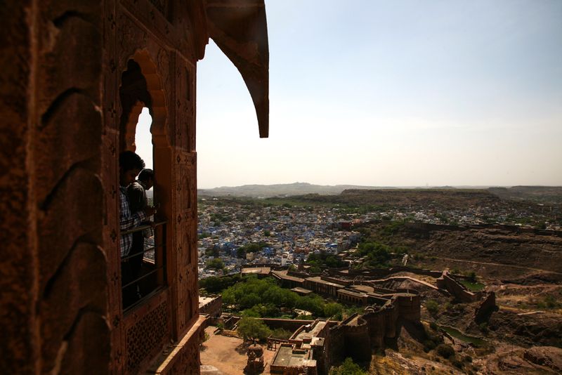 A Building Like An Elephant, Mehrangahr Fort, India