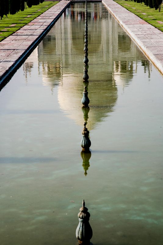 Taj Mahal Reflection, Agra, India