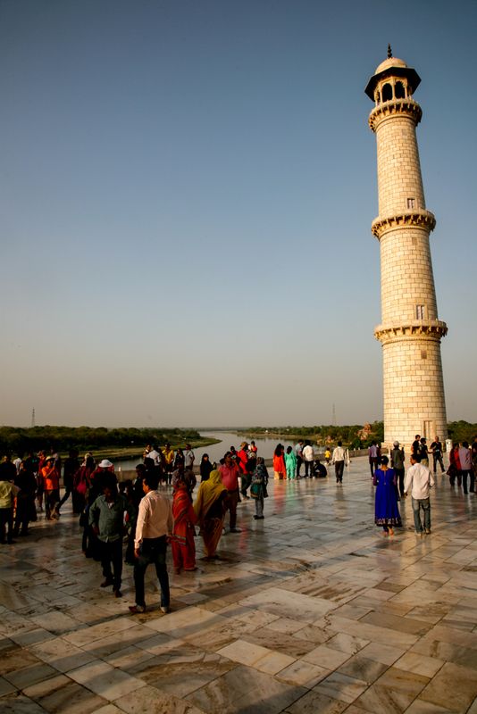 On the Banks of the Yamuna, Taj Mahal, Agra, India