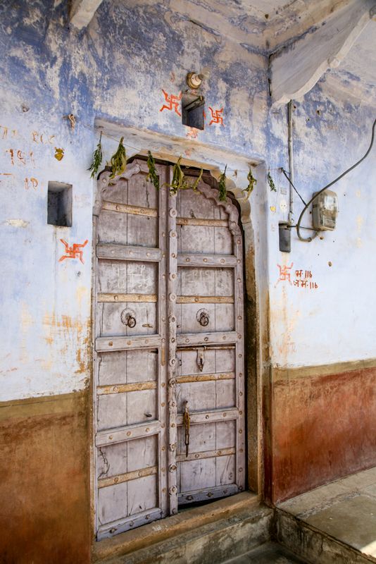 A Doorway of the Village of Tordi Garh, India