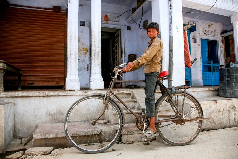 The Cyclist, Tordi Garh, India