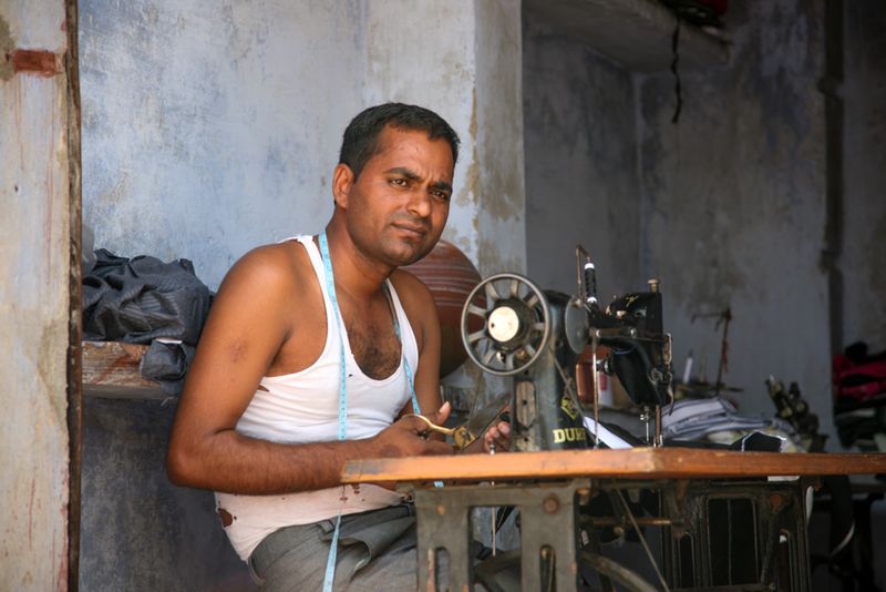 Portrait of the Seamstress, Tordi Garh, India