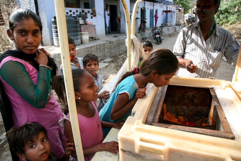 Ice Lolly Time in Tordi Garh, India