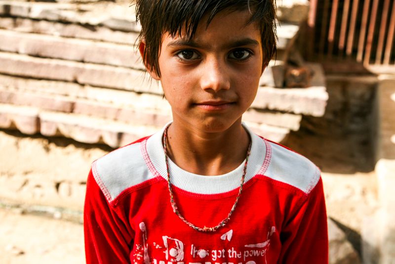 Portrait, Tordi Garh, India