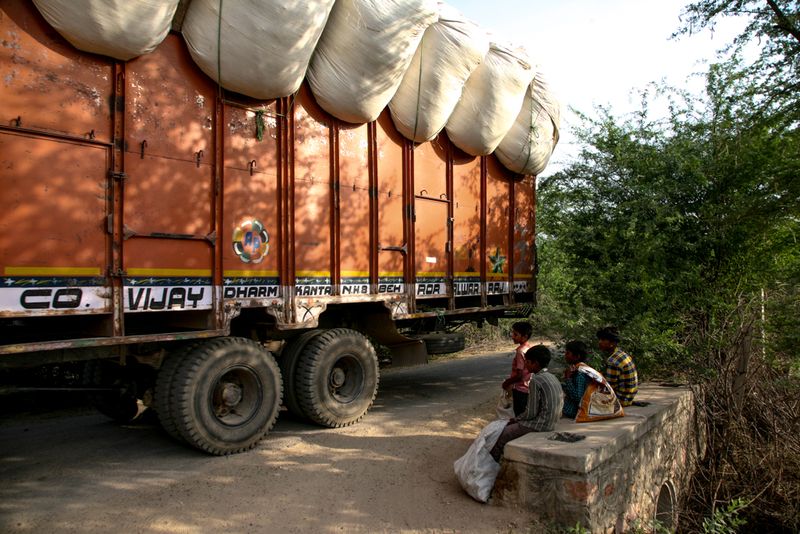 At the Side of the Road near Tordi Garh, India