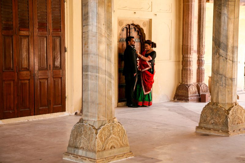 Portraits at the Amber Fort, Jaipur, India