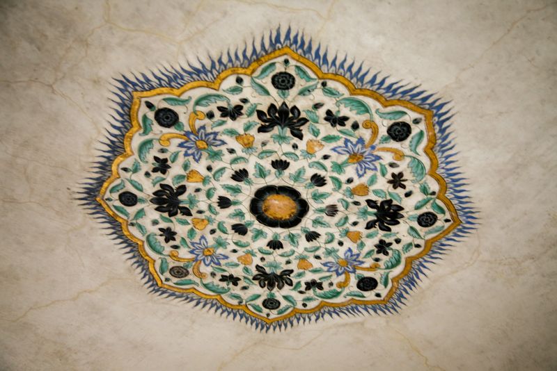 Amber Fort Ceiling, Jaipur, India