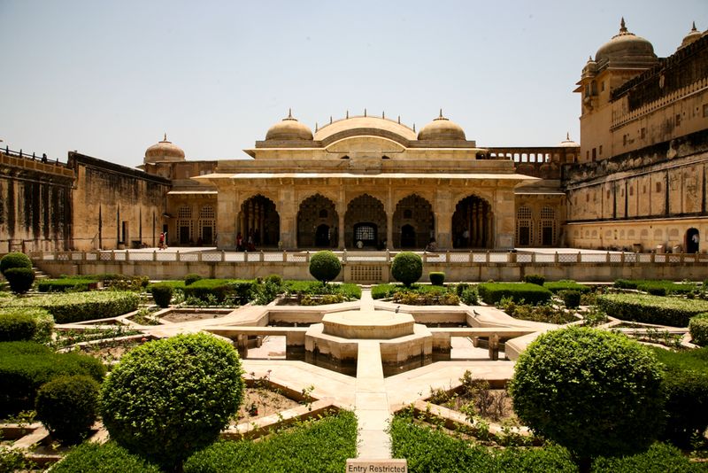 Amber Fort Gardens, Jaipur, India