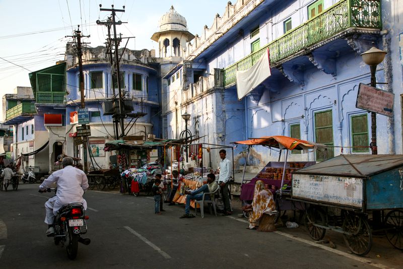 Pushkar Street, India