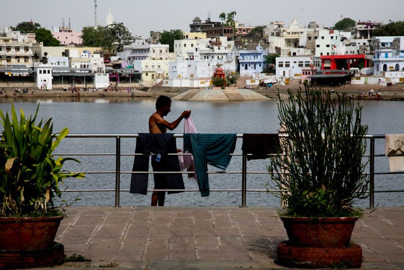 Laundry Day, Pushkar, India