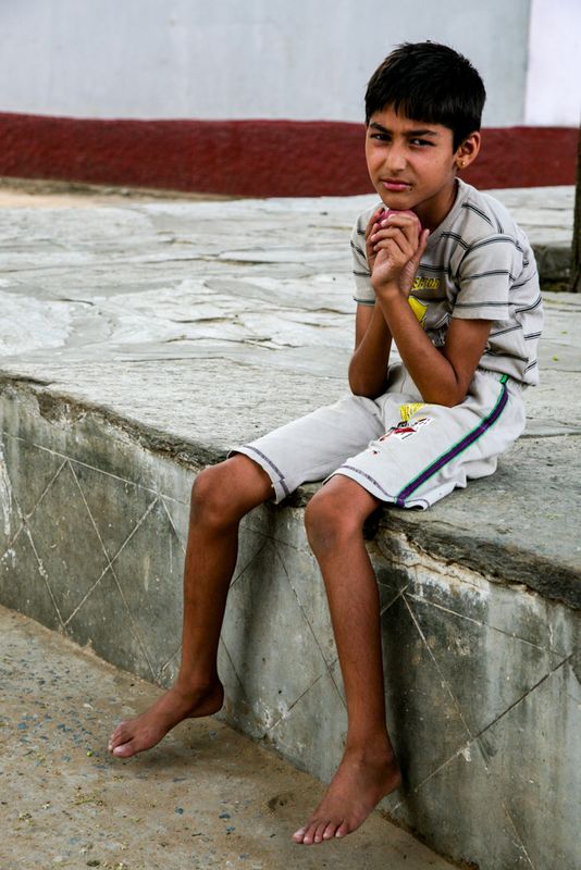 Portrait of a Boy, near Nimaj, India