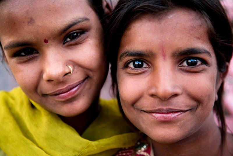 Young Girls, near Nimaj, India