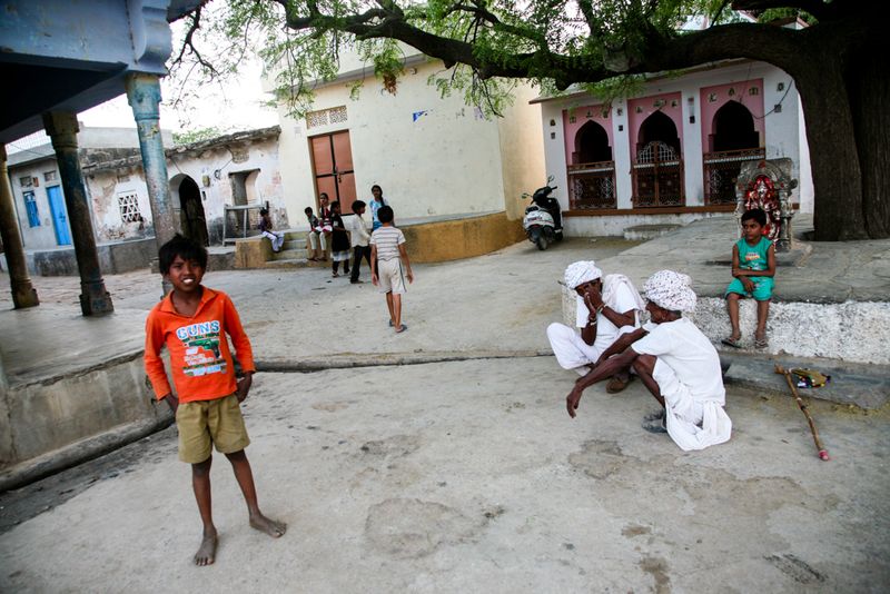 A Walk Around A Village, near Nimaj, India