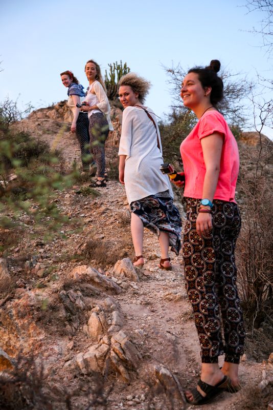 To The Top for a Sunset, near Nimaj, India