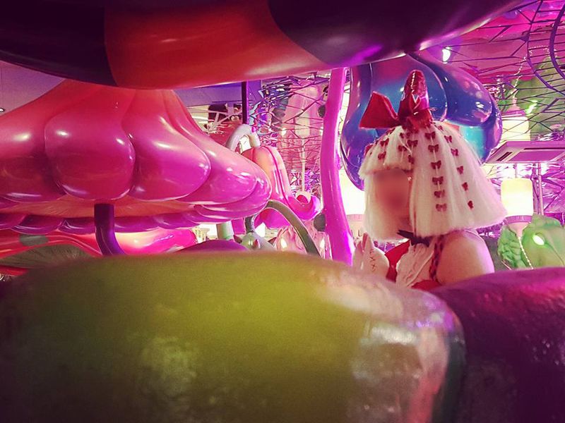 Waitress at Kawaii Monster Cafe, Harajuku, Tokyo, Japan