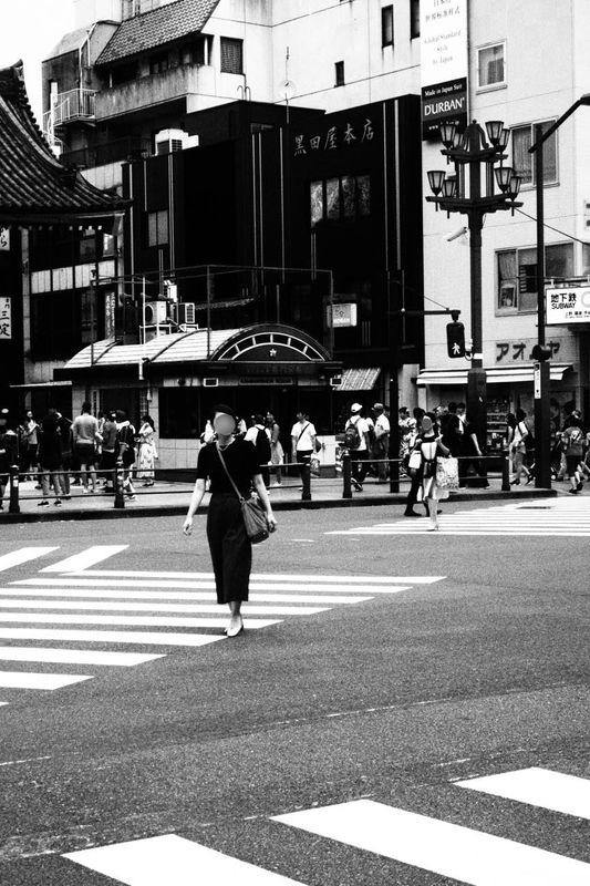 Street Crossing in Tokyo, Japan