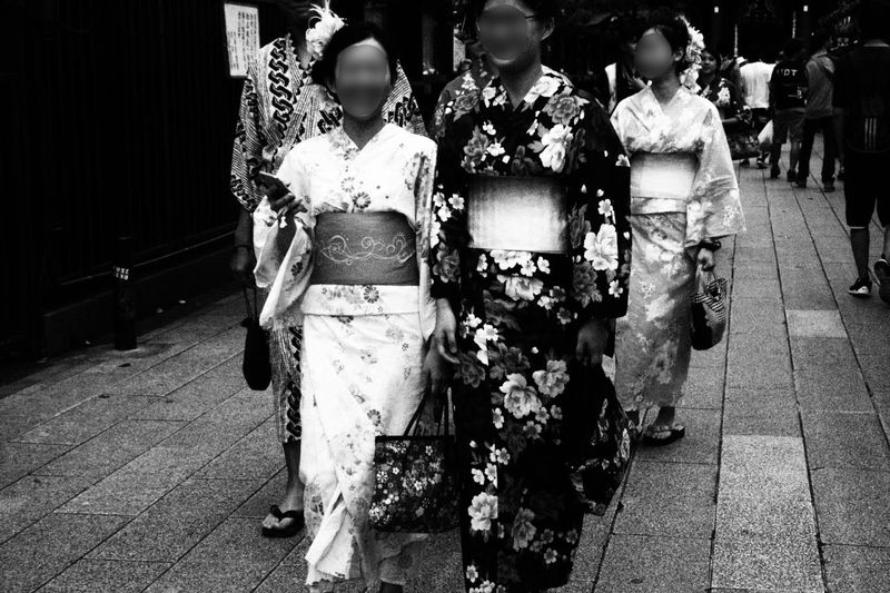 Group of Geisha, Tokyo, Japan