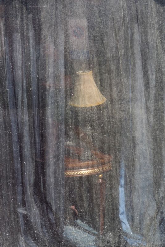 Lamp Through The Veil of the Antique Shop, Tallinn, Estonia
