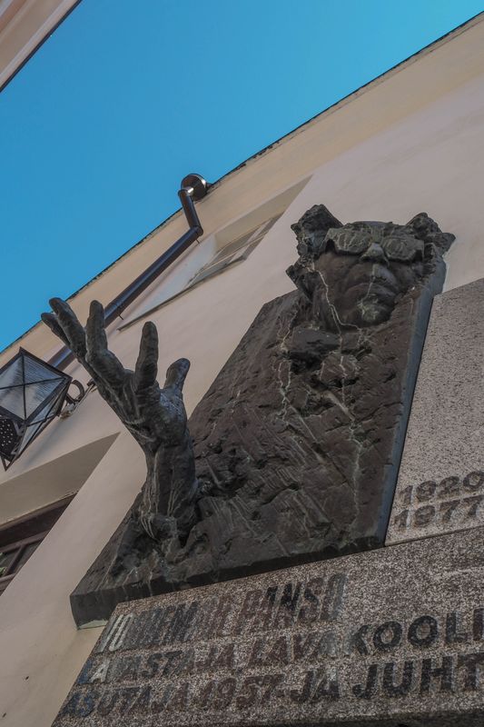 Expressive Hand of the Actor Panso, Tallinn, Estonia