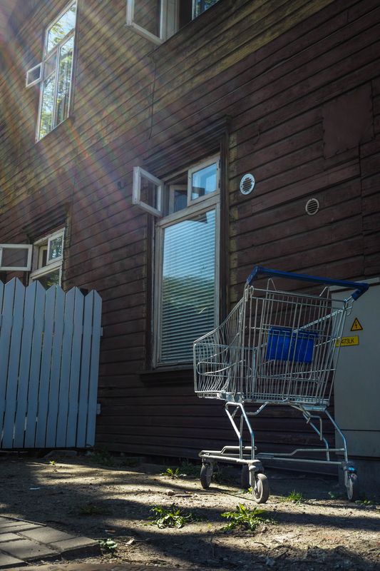 Trolley in the Sunlight, Tallinn, Estonia