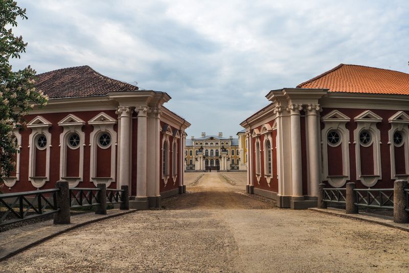Grand Entrance to Rundāle Palace, Latvia