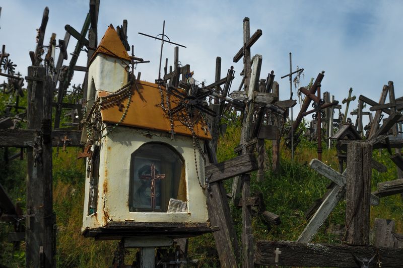 House of God, Kryžių Kalna, Hill of Crosses, Lithuania