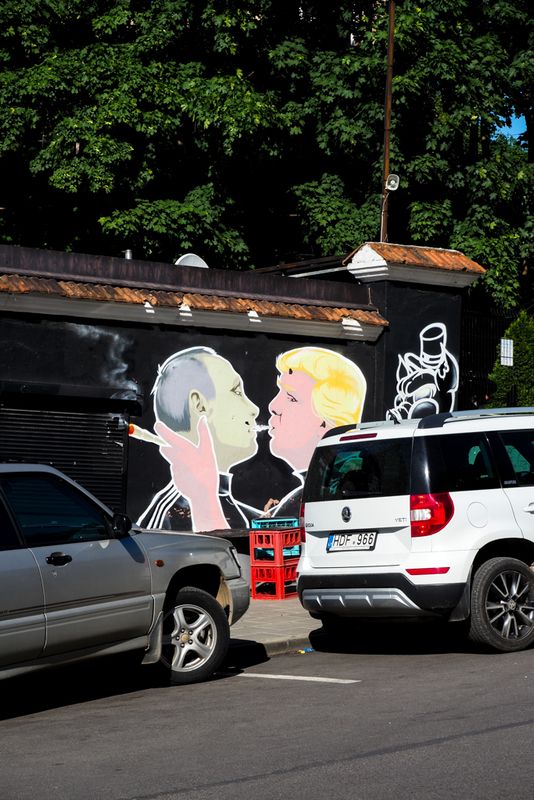 Echoes of the Fraternal Kiss, Vilnius, Lithuania