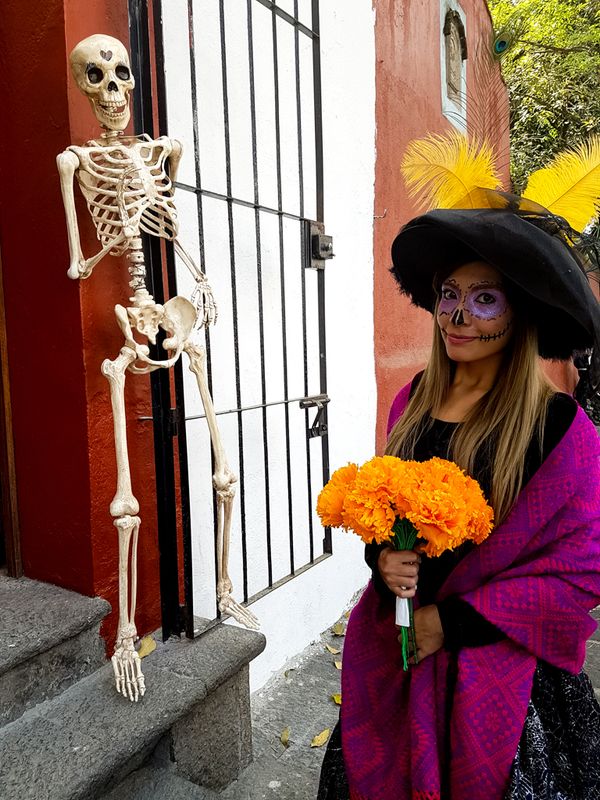 La Catrina of San Angel, Mexico City, Mexico