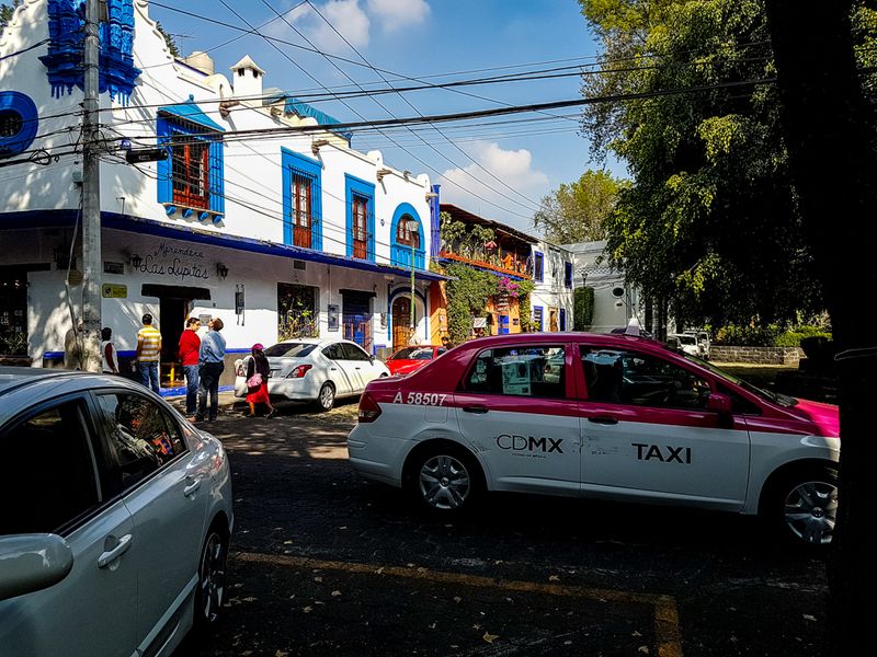 Colours at the Crossroad, Coyoacan, Mexico City, Mexico