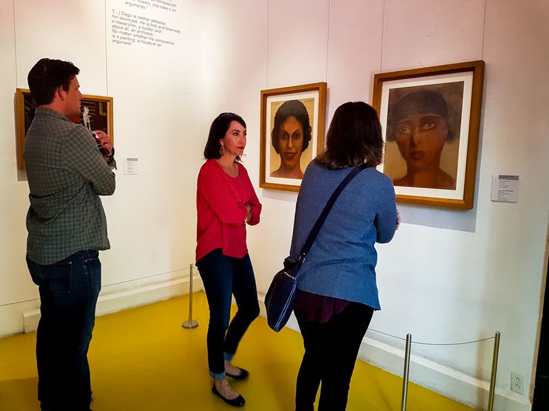 Paintings of His Friends by Diego Riviera, Coyoacán, Mexico City, Mexico