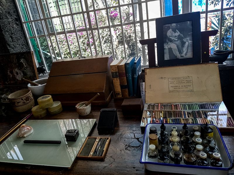 Still Life in the Studio, Museo Frida Kahlo, Coyoacán, Mexico City, Mexico