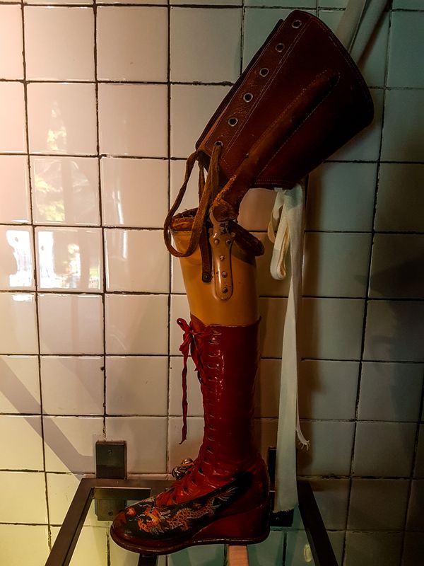 Lined in Leather With Embroidery, Frida Kahlo's Wardrobe, La Casa Azul, Coyoacán, Mexico City, Mexico